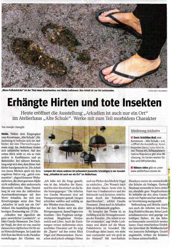 Presse zu Arkadien ist auch nur ein Ort