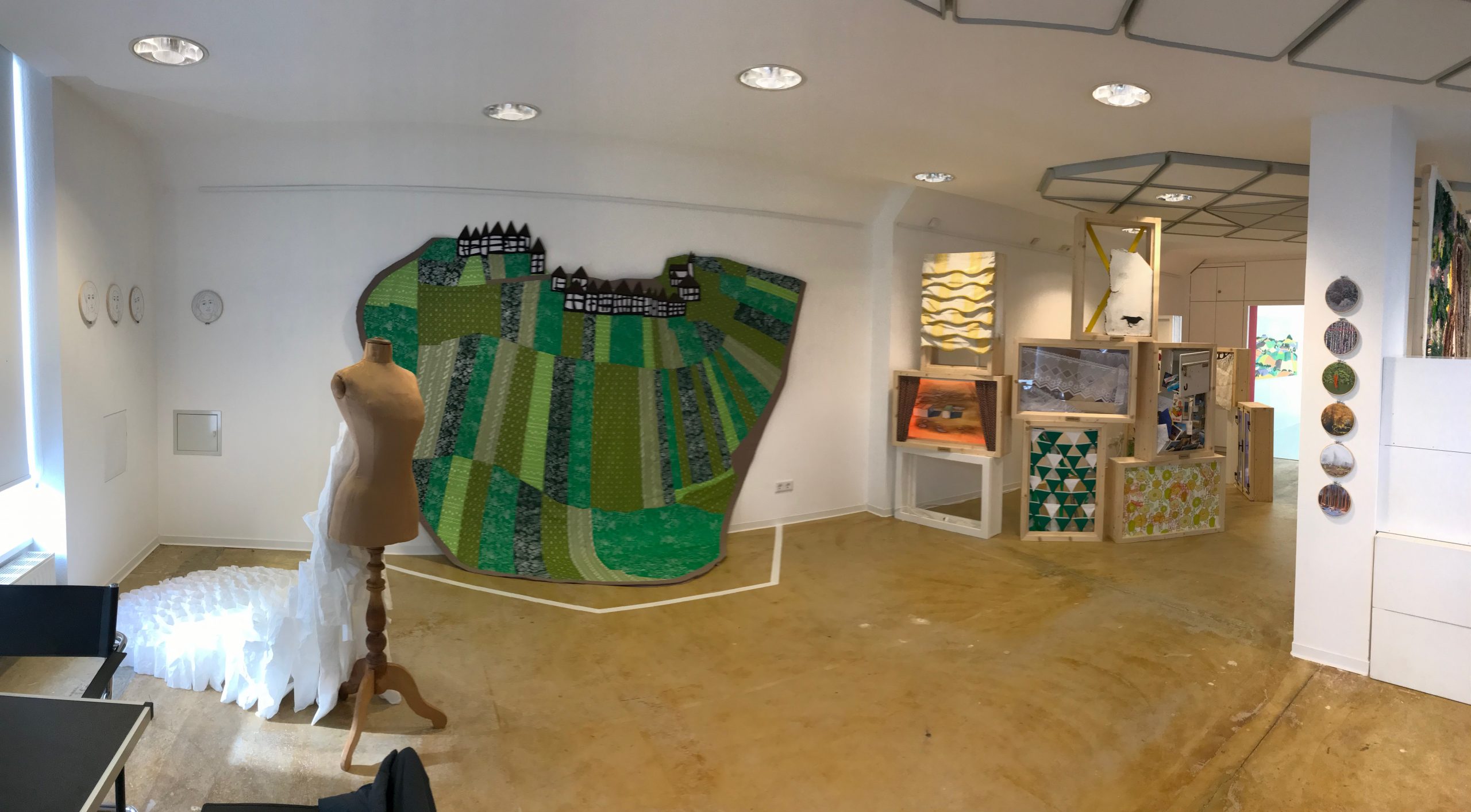 Ausstellungsansicht HEIMAT geSCHICHTEN