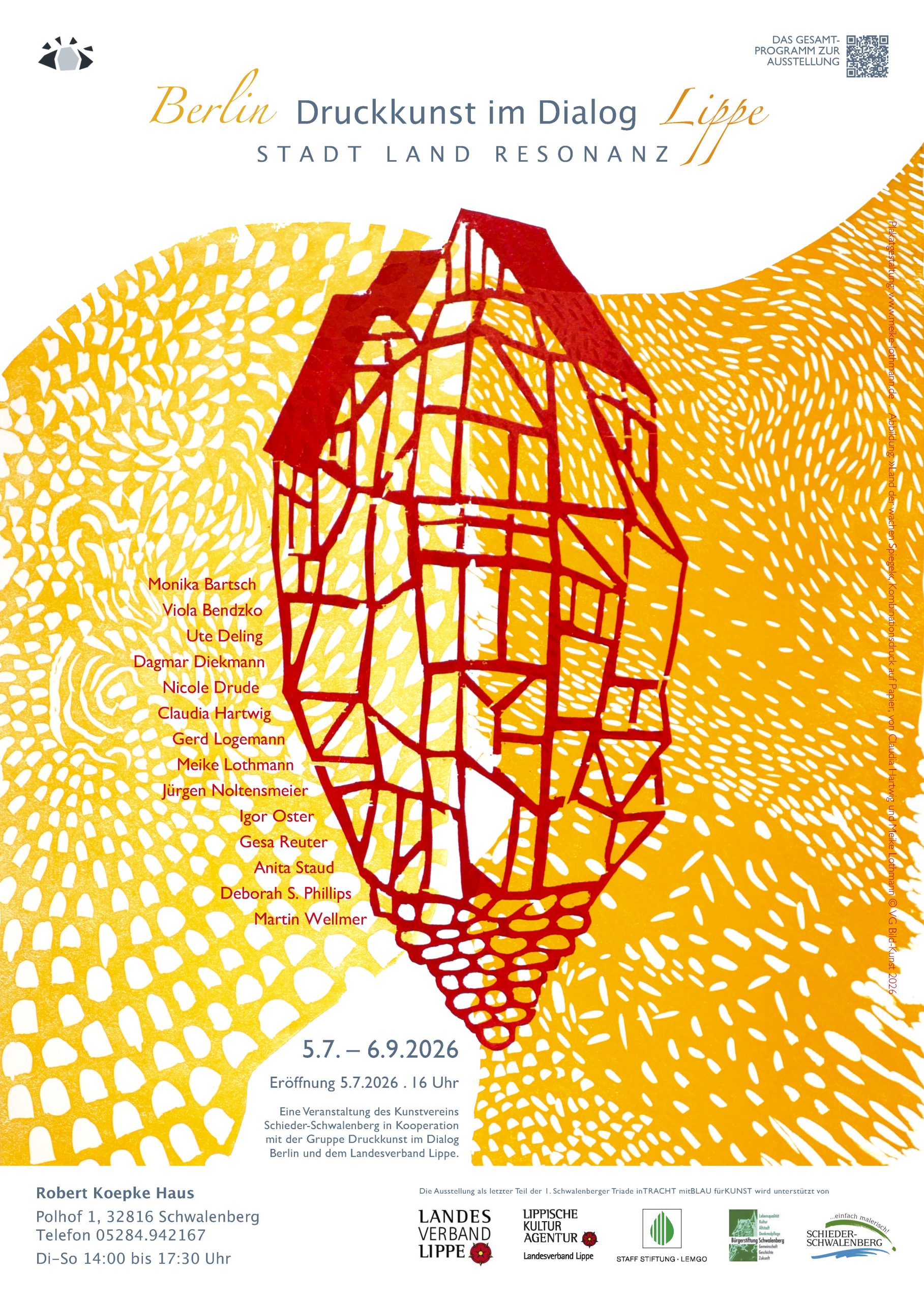 Plakat Druckkunst im Dialog